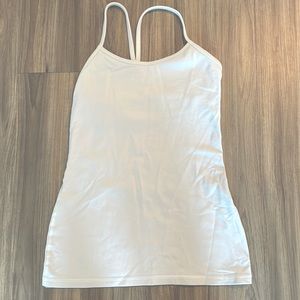 Lululemon white tank top